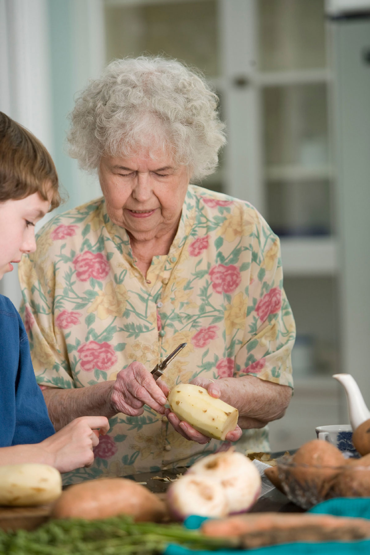 Old Woman Cooking W Jpg